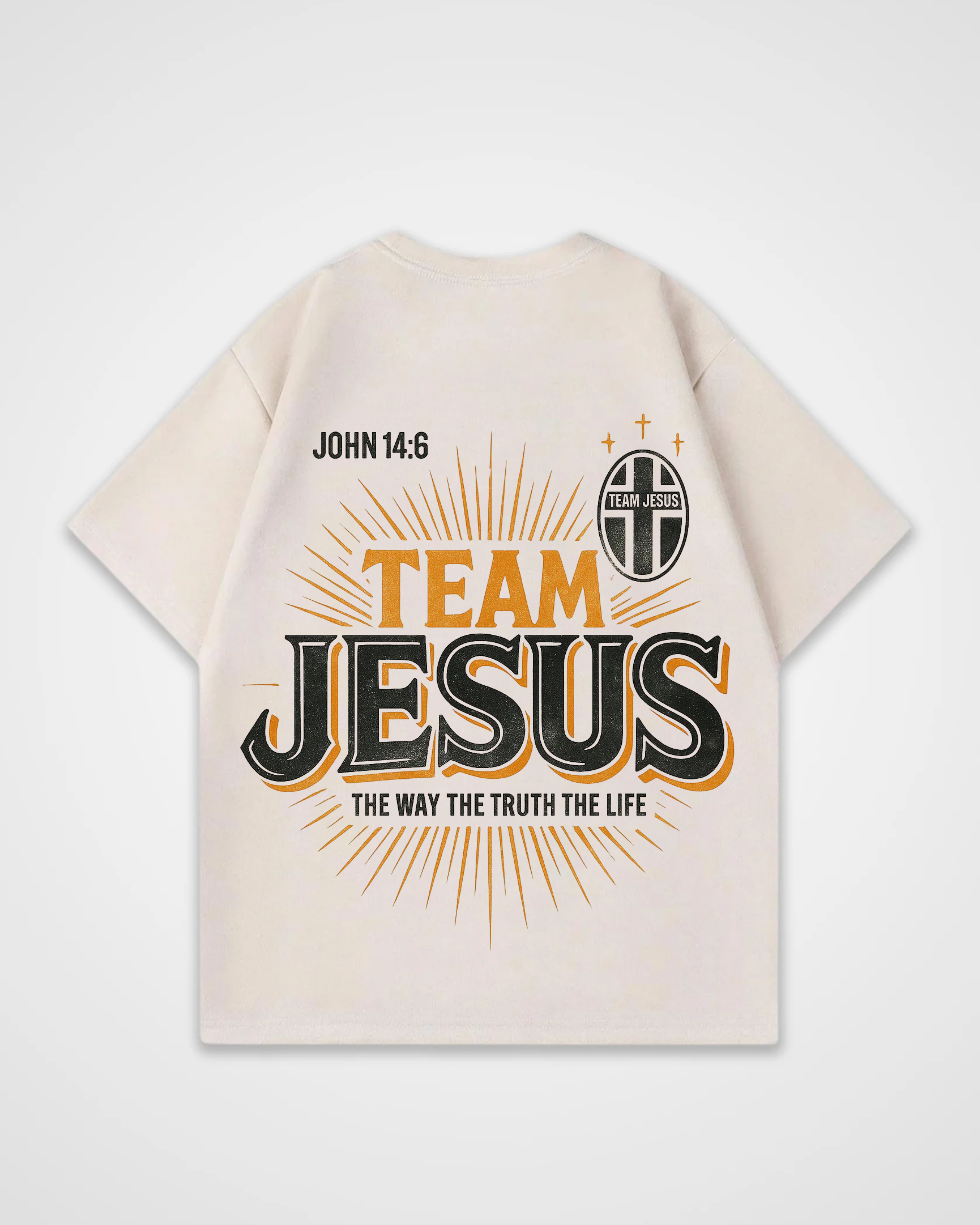 Team Jesus Tiger Oversized Shirt