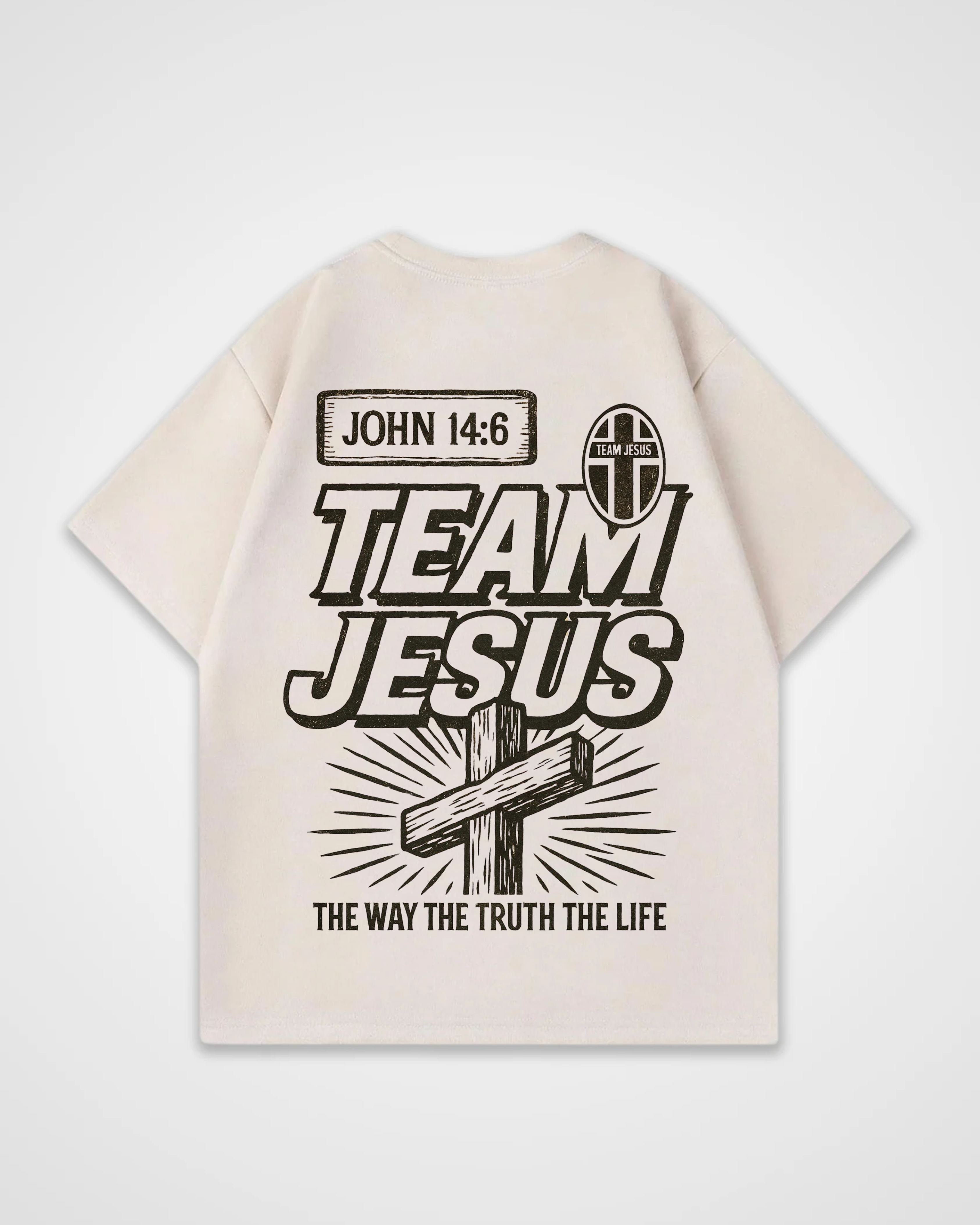 Team Jesus Football Oversized Shirt