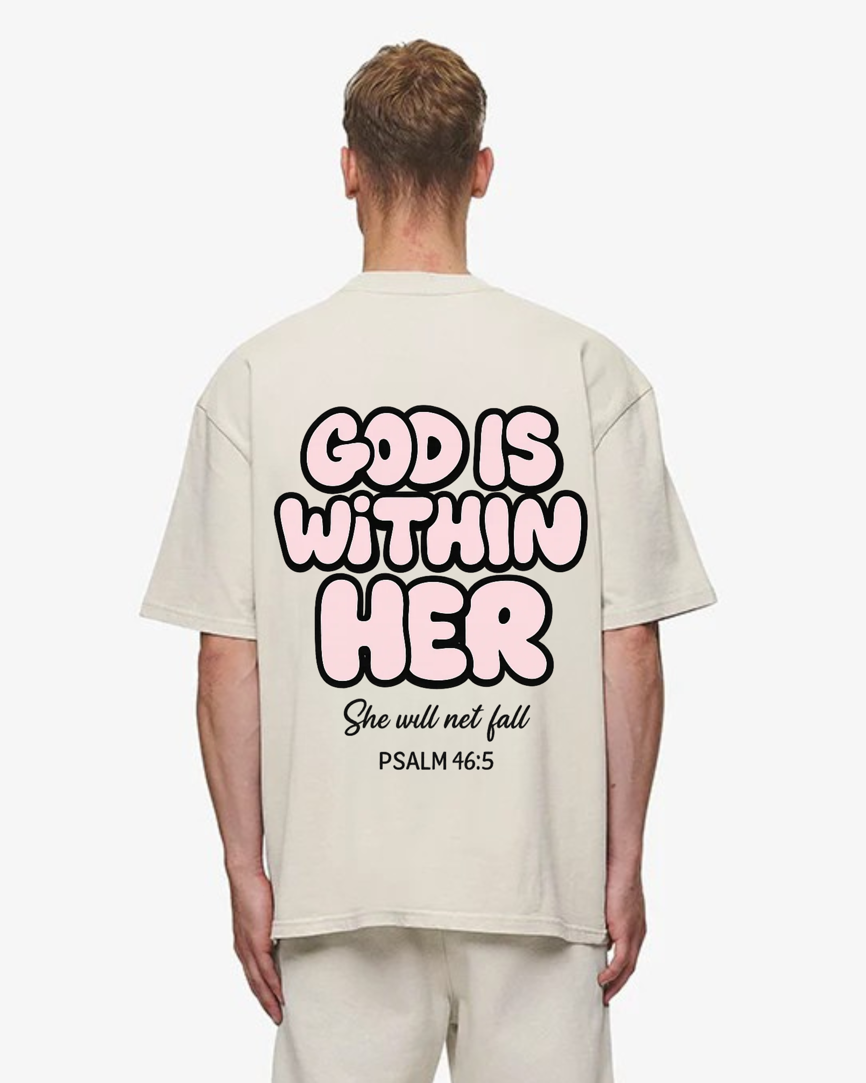 She will not fall Oversized Shirt