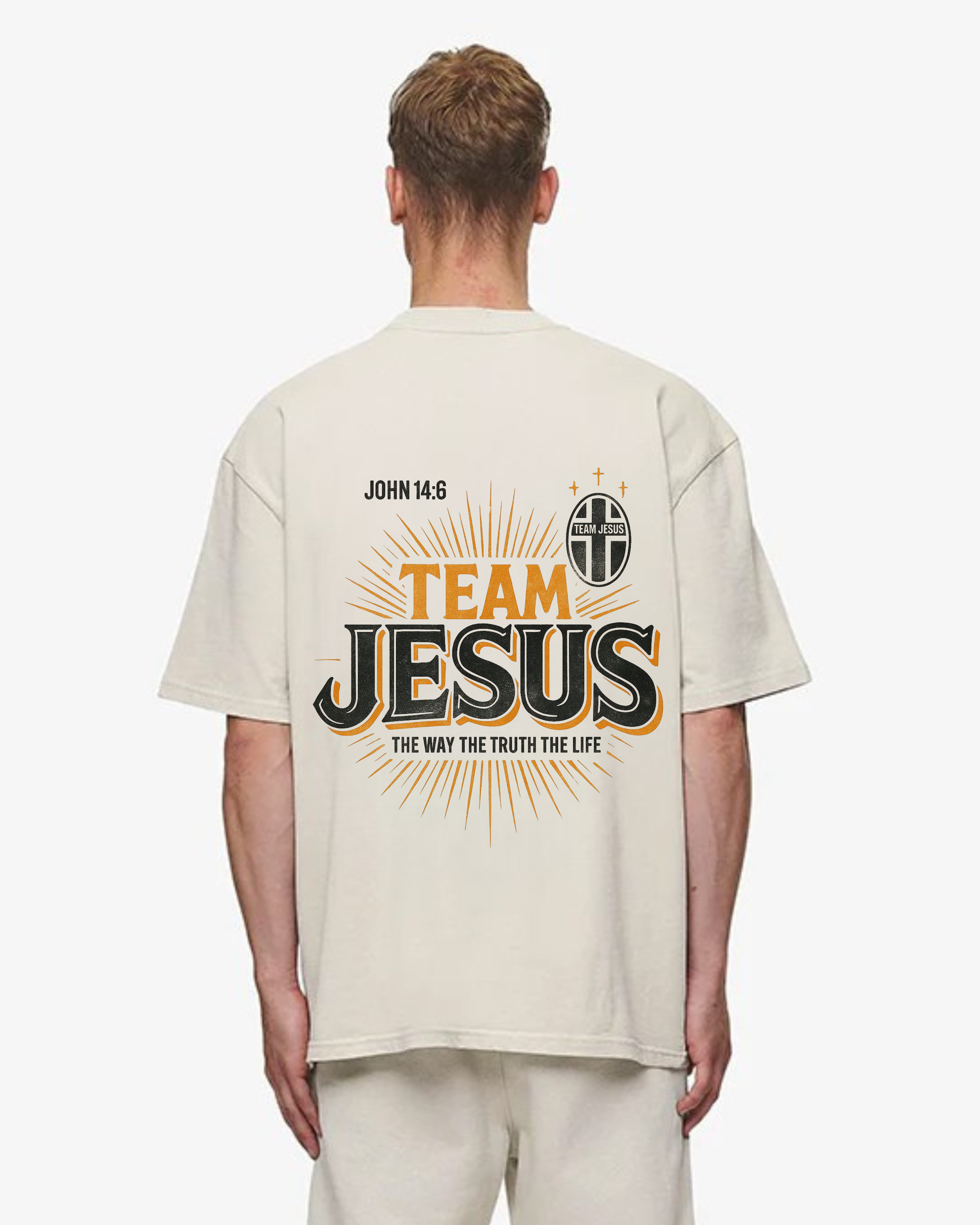 Team Jesus Tiger Oversized Shirt