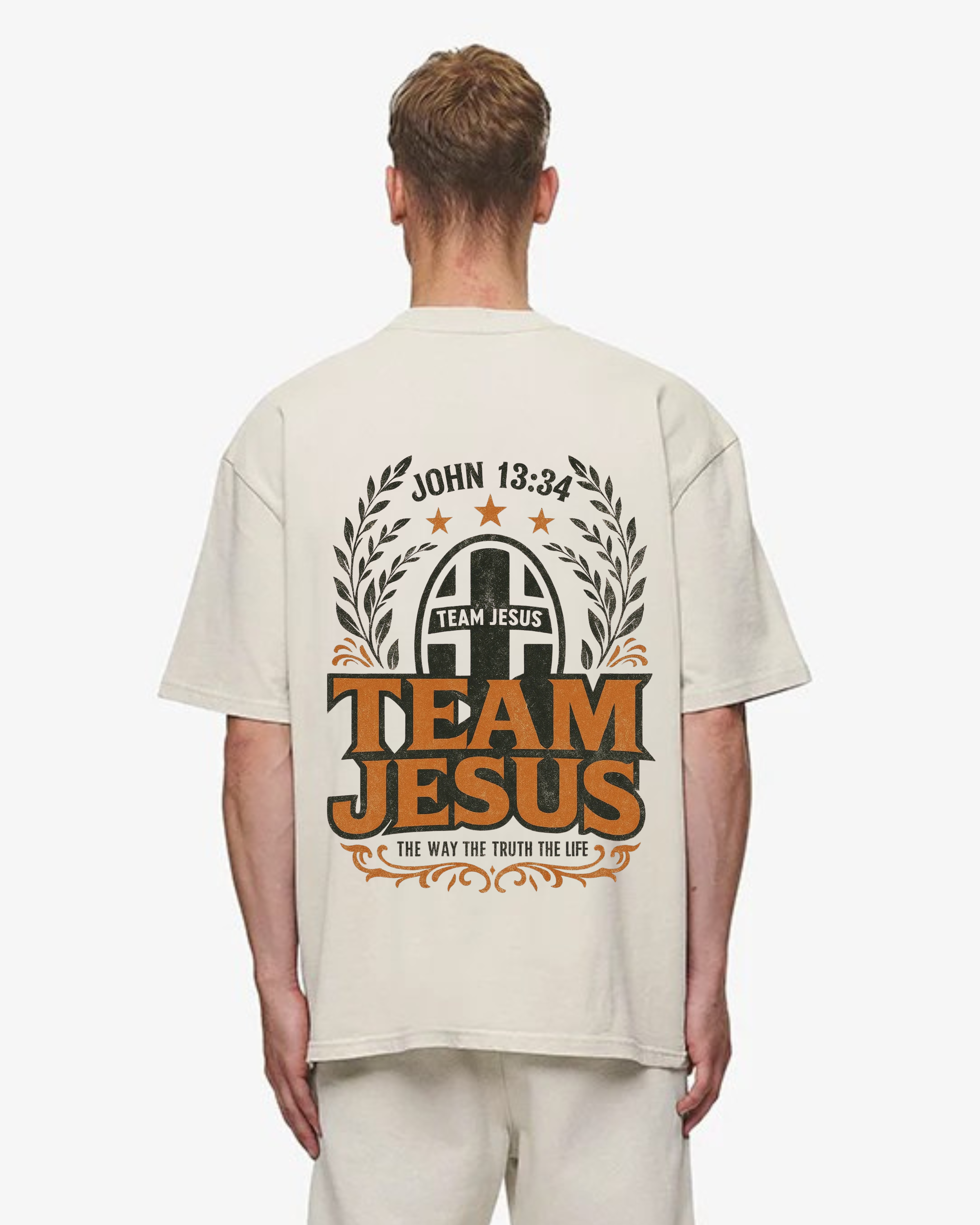 Team Jesus Vintage Oversized Shirt