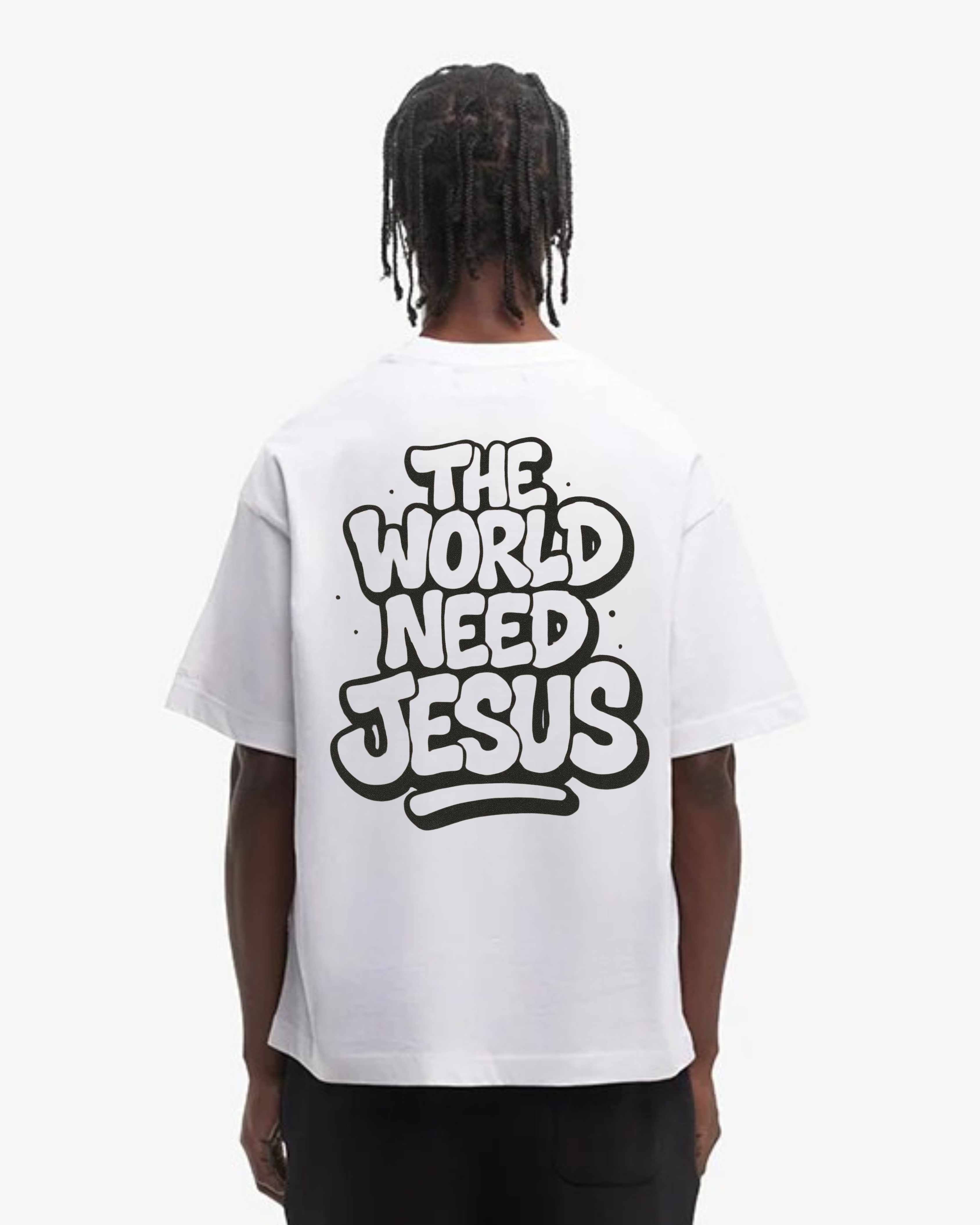 The World need Jesus Oversized Shirt