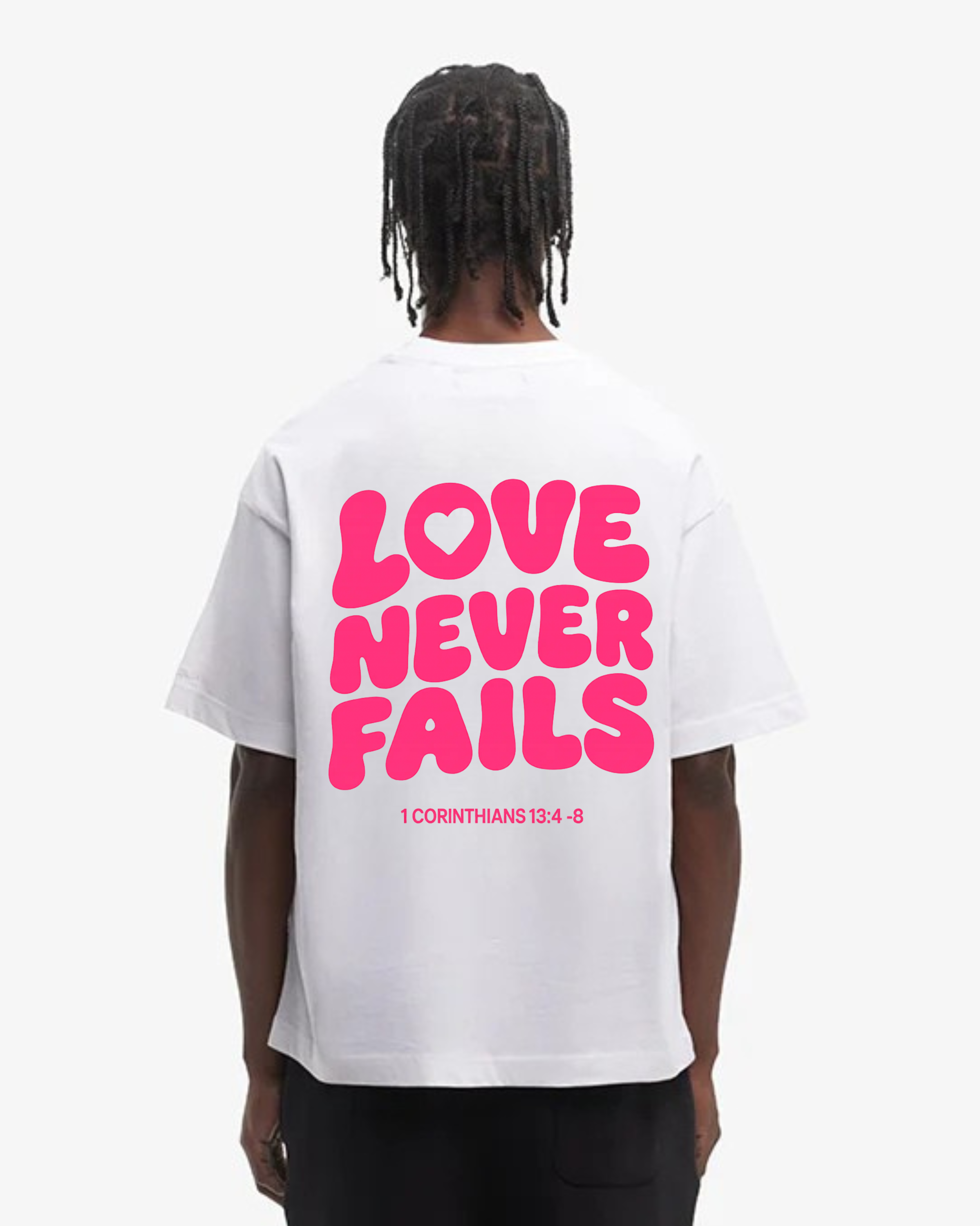 Love never fails Oversized Shirt
