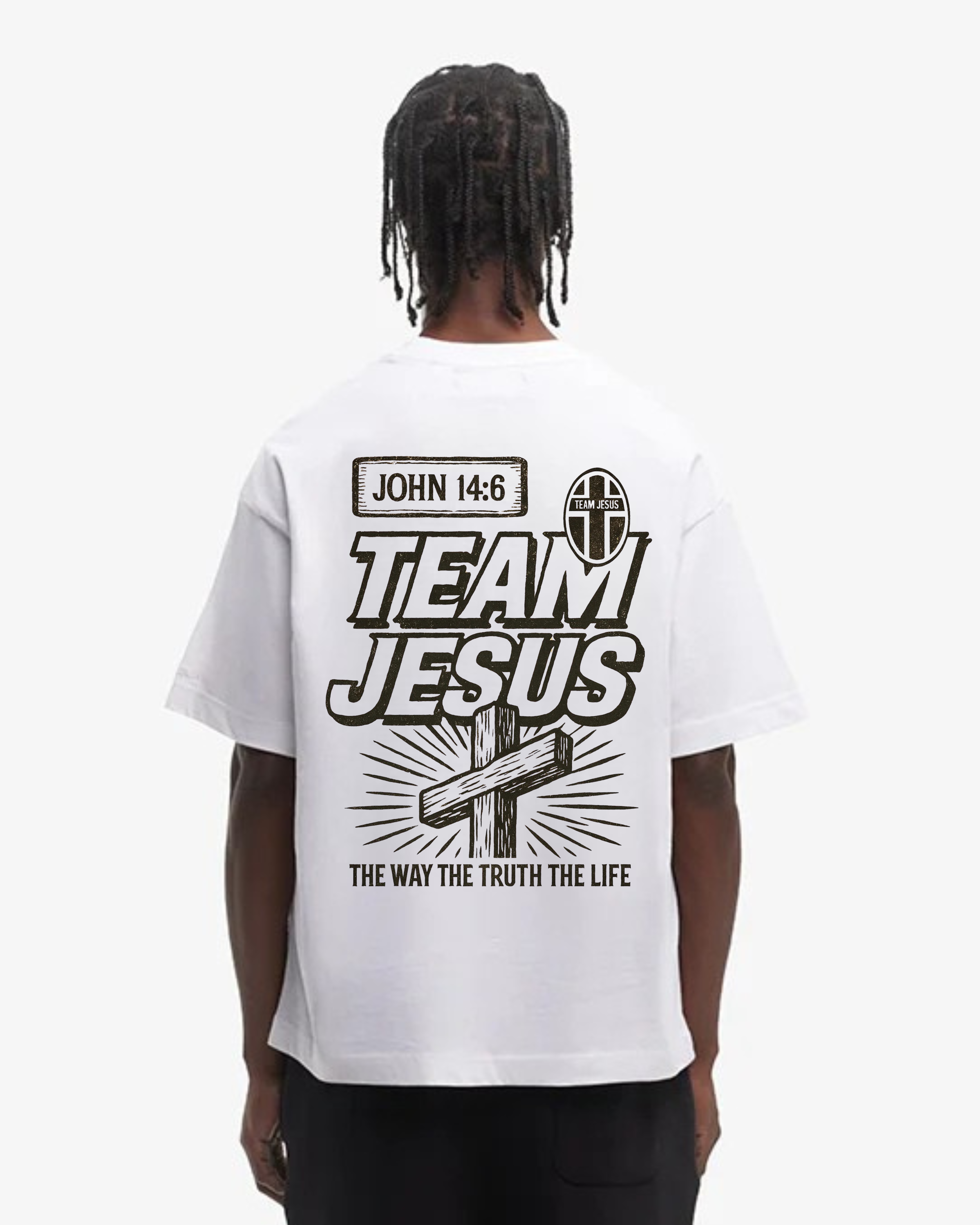 Team Jesus Football Oversized Shirt
