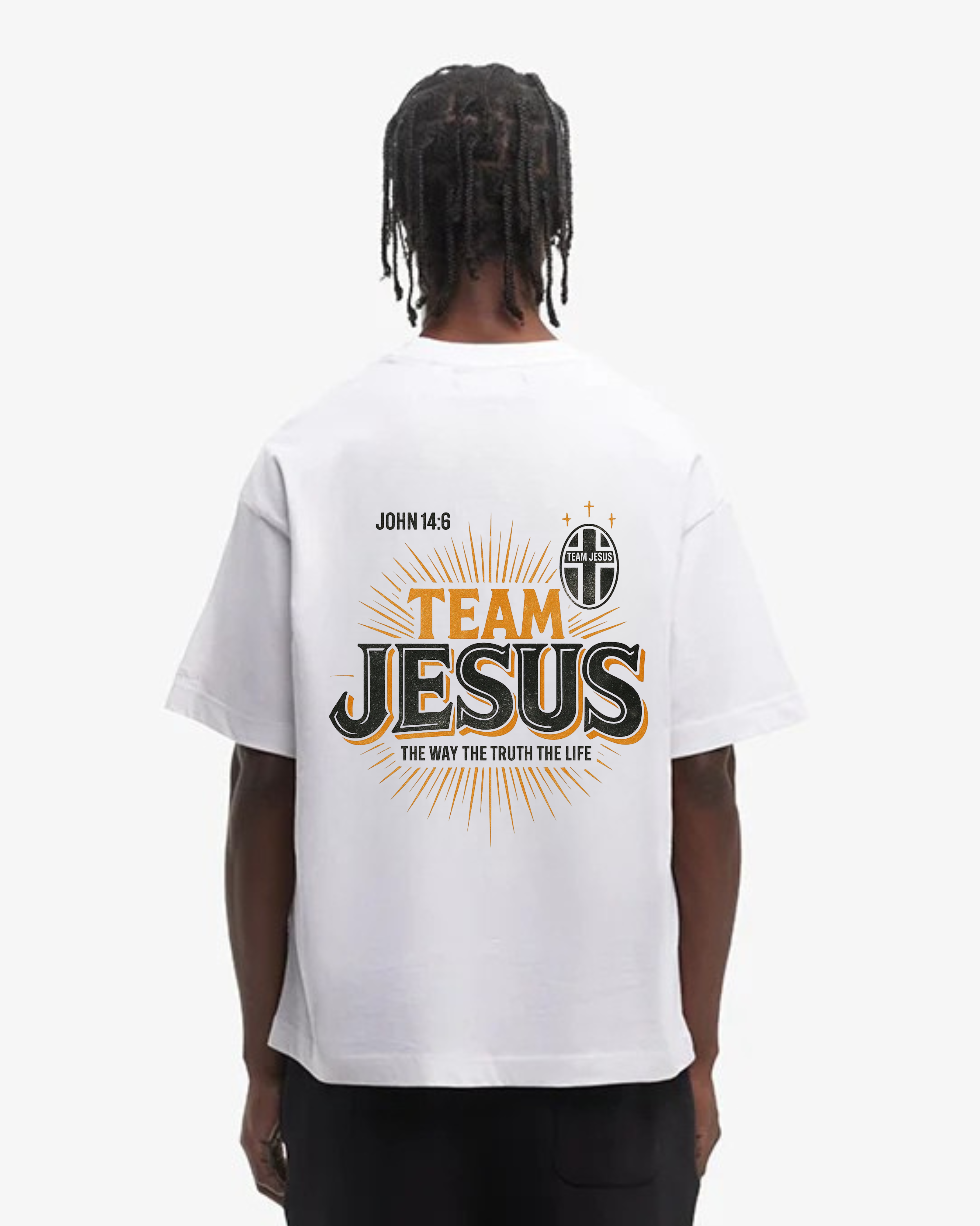 Team Jesus Tiger Oversized Shirt