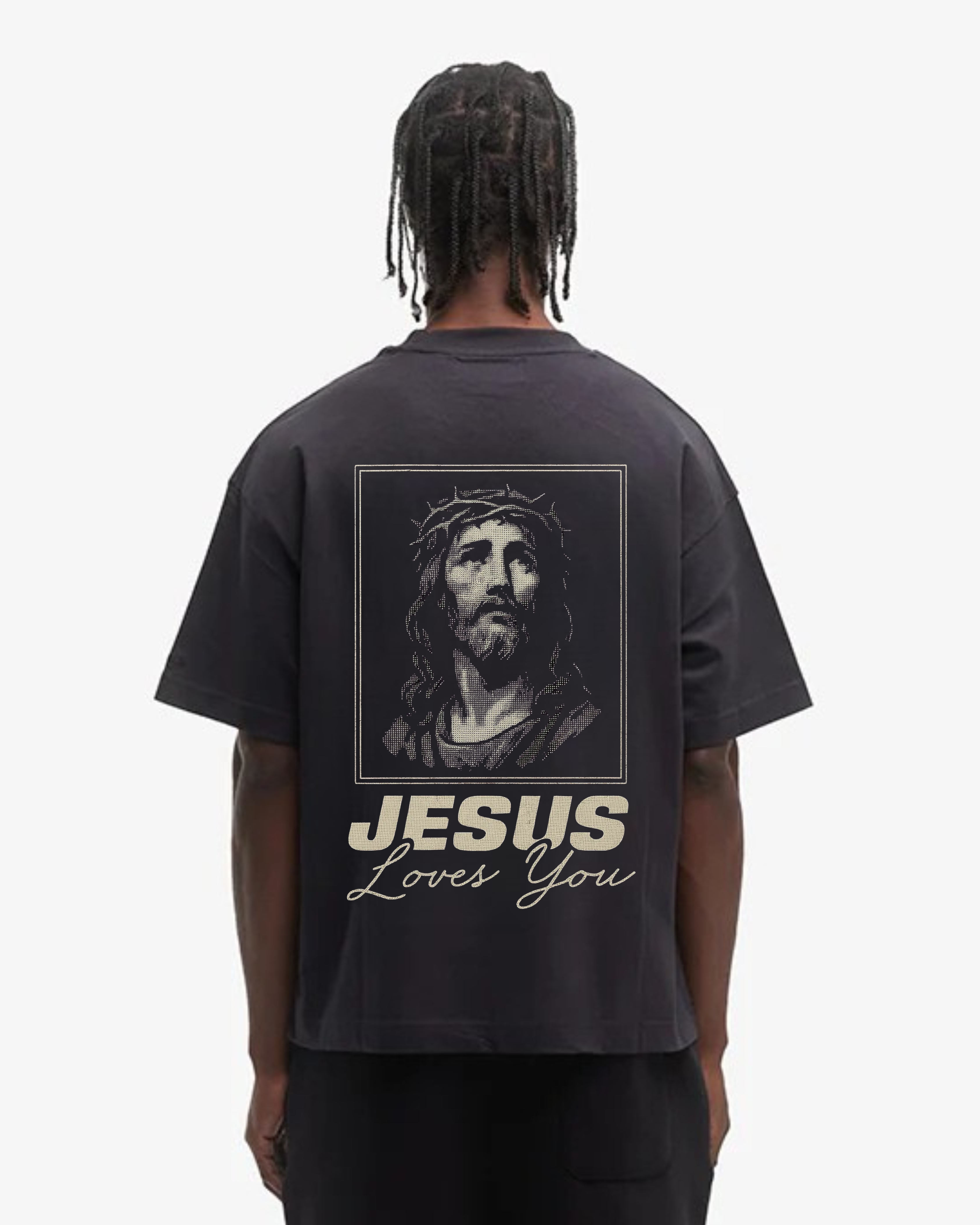 Jesus loves you Oversized Shirt